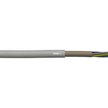 Kopp 153010840 Câble gainé NYM-J 5 fils Gris 5 x 1,5 mm² 10 m 